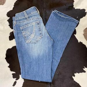Ariat Mid Rise Whitney Straight Leg Jean Alabama